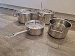 Sola kookpannen, Gebruikt, Pannenset, Ophalen of Verzenden, Rvs