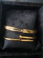 Armband roestvrijstalen, Sieraden, Tassen en Uiterlijk, Armbanden, Ophalen of Verzenden, Nieuw, Goud, Overige materialen