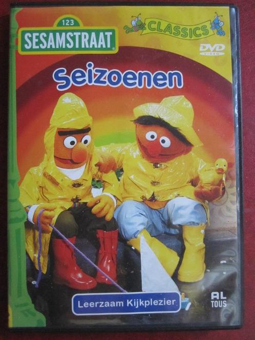 Sesamstraat Seizoenen, Cd's en Dvd's, Dvd's | Kinderen en Jeugd, Zo goed als nieuw, Tv fictie, Educatief, Alle leeftijden, Ophalen of Verzenden