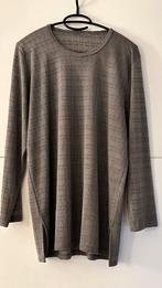 Grijze geruite T-shirt met lange mouwen, Kleding | Dames, T-shirts, Maat 46/48 (XL) of groter, Ophalen of Verzenden, Zo goed als nieuw