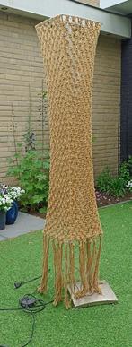 Opgepimpte ikea vloerlamp, Macrame, handgeknoopt., Ophalen, Gebruikt, 100 tot 150 cm