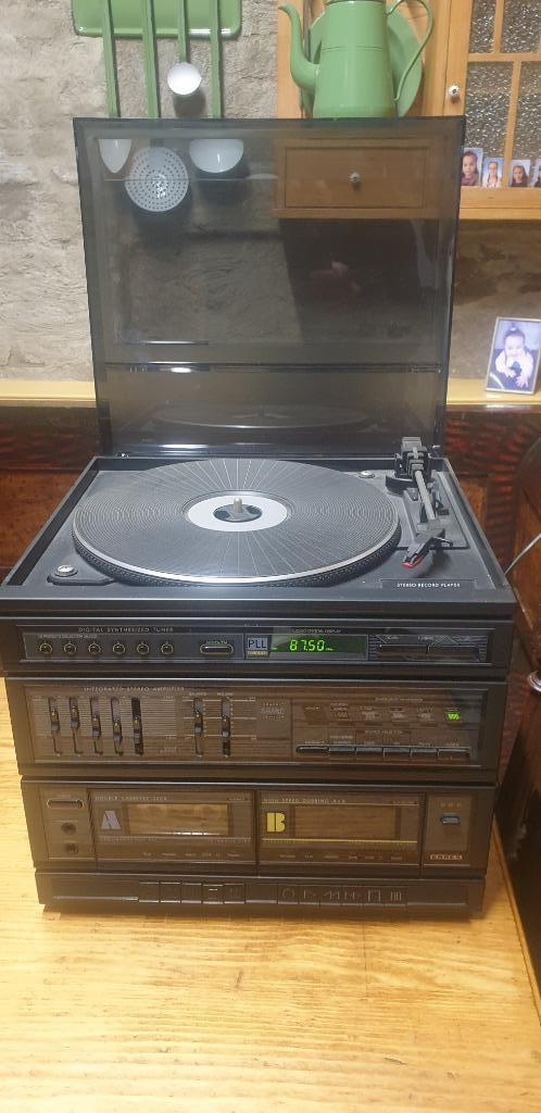 Erres stereo toren jaren 80, Audio, Tv en Foto, Stereo-sets, Gebruikt, Cassettedeck, Tuner of Radio, Speakers, Sony, Ophalen of Verzenden