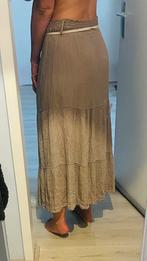 Lange zomerrok, Overige typen, Beige, Maat 42/44 (L), Ophalen of Verzenden