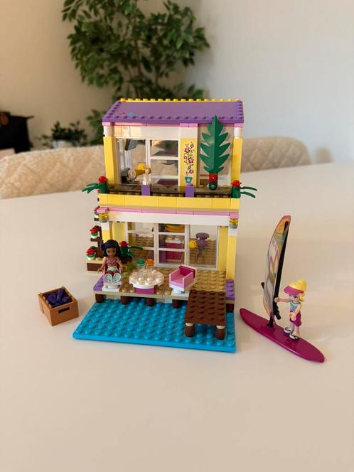 LEGO Friends Stephanie's Strandhuis, Kinderen en Baby's, Speelgoed | Duplo en Lego, Zo goed als nieuw, Ophalen