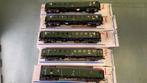 5–delige marklin ho Rijtuigen set met verlichting interieur., Wisselstroom, Wagon, Ophalen of Verzenden, Zo goed als nieuw