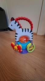 Playgro Zebra met Zuignap, Ophalen of Verzenden, Zo goed als nieuw, Rammelaar