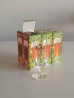 6x Grolsch bokbierglazen in orginele doos, Ophalen of Verzenden, Zo goed als nieuw, Glas of Glazen, Grolsch