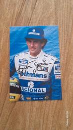 Foto 10x15 Ayrton Senna met handtekening (print) # Williams, Verzenden, Nieuw, Formule 1