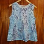 Mouwloos shirt maat 44, Kleding | Dames, Tops, Blauw, Maat 42/44 (L), Ophalen of Verzenden, Zo goed als nieuw