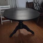 Uitschuifbare rond/ovale eettafel, Huis en Inrichting, Tafels | Eettafels, Ophalen, Gebruikt, Rond, Kersenhout