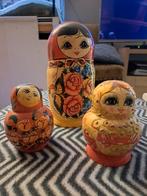 Russische pop babushka 3 stuks., Ophalen of Verzenden, Gebruikt