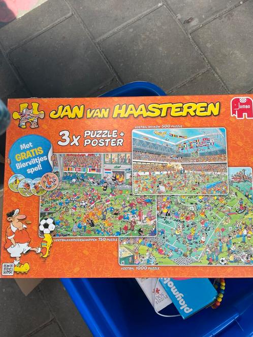Puzzel Set: Jan van Haasteren 3 stuks & Sportauto, Hobby en Vrije tijd, Denksport en Puzzels, Zo goed als nieuw, Legpuzzel, Ophalen of Verzenden
