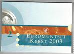 Euromuntset Kerst Theo Peters 2003 met zilveren penning, Postzegels en Munten, Setje, Euro's, Koningin Beatrix, Verzenden