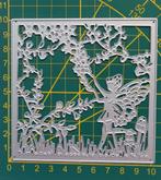 Snijmal  Elfje in bos, Hobby en Vrije tijd, Kaarten | Zelf maken, Ophalen of Verzenden, Zo goed als nieuw, Overige thema's, Pons of Mal