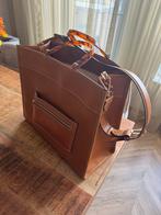 Josh V Leren Tas - Stijlvol en Praktisch!, Sieraden, Tassen en Uiterlijk, Ophalen of Verzenden, Zo goed als nieuw, Bruin, Handtas