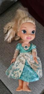 Doll Elsa frozen, Ophalen of Verzenden, Zo goed als nieuw, Pop