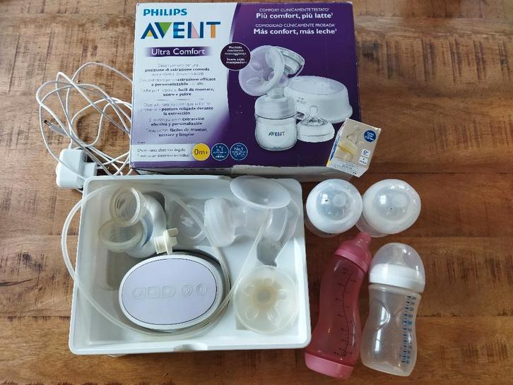 Philips Avent elektrische borstkolf met evt. voedingskussen, Kinderen en Baby's, Babyvoeding en Toebehoren, Gebruikt, Borstkolf