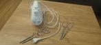 Handmixer met twee sets deeghaken | Home Essentials, Ophalen of Verzenden, Gebruikt, 3 snelheden of meer