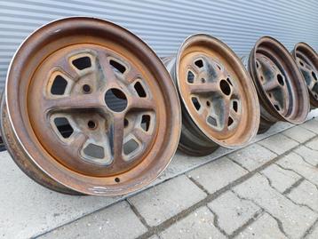 14" MG B GT VELGEN "ROSTYLE" MG B ROADSTER MIDGET "VERBREED" beschikbaar voor biedingen