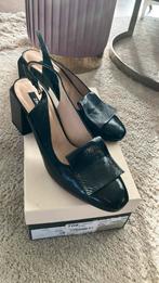 Zinda zwarte slingbacks 39, Ophalen of Verzenden, Zo goed als nieuw, Zwart