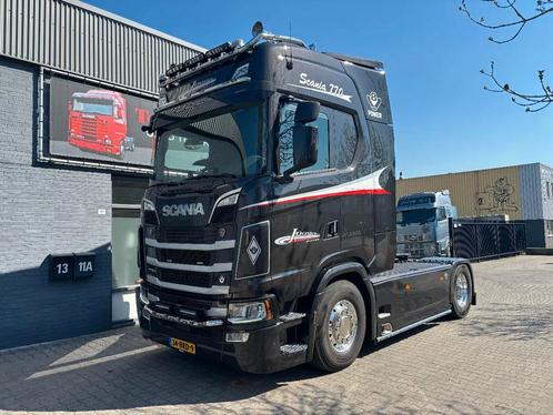 Scania S770 A4X2NB Full air 6 ballons Retarder parkcooling 9, Auto's, Vrachtwagens, Particulier, Te koop, ABS, Achteruitrijcamera