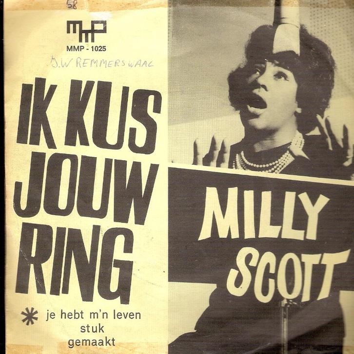 Milly Scott - Ik Kus Jouw Ring (Faded Love) 1963, Cd's en Dvd's, Vinyl Singles, Gebruikt, Nederlandstalig, Ophalen