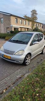 A210 evolution koopje., Auto's, Voorwielaandrijving, Zwart, 4 cilinders, Leder en Stof