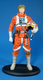 Attakus Luke Skywalker Snowspeeder Pilot statue 38 cm Groot, Verzamelen, Star Wars, Beeldje of Buste, Ophalen of Verzenden, Zo goed als nieuw