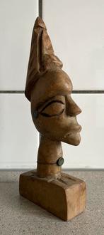 Prachtig beeld hout houtsnijwerk Afrika, Antiek en Kunst, Kunst | Beelden en Houtsnijwerken, Ophalen of Verzenden