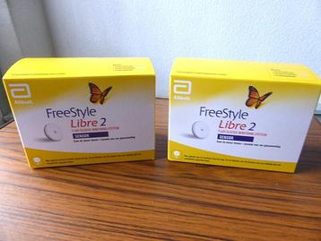 Twee FreeStyle Libre 2 sensoren - einddatum 31/8/26 beschikbaar voor biedingen
