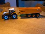 Siku Tractor met 3 assige kieptrailer, Ophalen of Verzenden, Gebruikt
