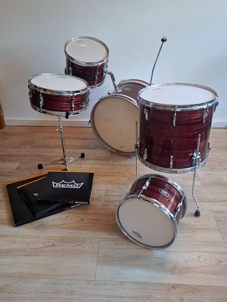 Premier Olympic pre-international drumset, Muziek en Instrumenten, Percussie, Zo goed als nieuw, Trommel, Ophalen