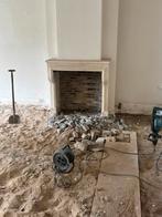 Zandstenen schouw, Huis en Inrichting, Haarden, Ophalen, Zo goed als nieuw, Inbouwhaard, Gashaard