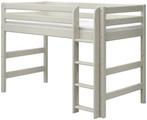 Flexa Classic halfhoogslaper zonder ladder 90200 whitewash, Ophalen, Gebruikt, Halfhoogslaper