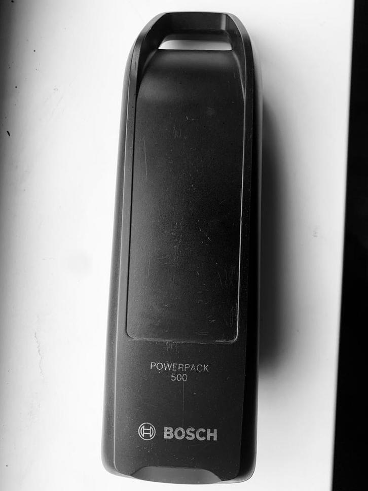 Bosch powerpack 500 bakfiets accu, Fietsen en Brommers, Fietsaccessoires | Fietsaccu's, Zo goed als nieuw, Ophalen