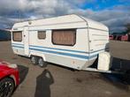 Tekoop Wilk safari 580 de luxe  met kenteken, Caravans en Kamperen, Caravans, Vast bed, Rondzit, 7 tot 8 meter, Bedrijf