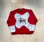 Stussy reworked sweater grijs/rood - S, Stussy, Ophalen of Verzenden, Zo goed als nieuw, Rood