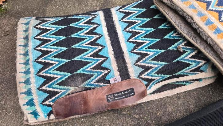 Westernpad CFS Short Zuma Ocean, Dieren en Toebehoren, Paarden en Pony's | Dekens en Dekjes, Zo goed als nieuw, Ophalen