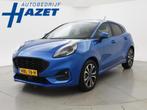 Ford Puma 1.0 ECOBOOST HYBRID AUT. ST-LINE + STUUR/STOELVERW, Euro 6, Blauw, Bedrijf, 3 cilinders