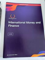 International Money and Finance summary - UVA, Ophalen of Verzenden, Zo goed als nieuw, WO