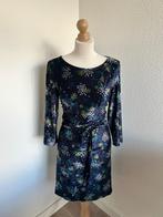 King Louie maat L blauwe Zoe velvet dress 2784