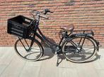 Damesfiets, mat zwart, hoogte 50 cm, Gebruikt, Versnellingen, 50 tot 53 cm, Ophalen