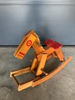 Vintage hobbelpaard van hout gebruikt, Ophalen, Gebruikt