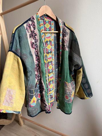 Unieke Kantha Jacket / Kimono - Universele Maat beschikbaar voor biedingen