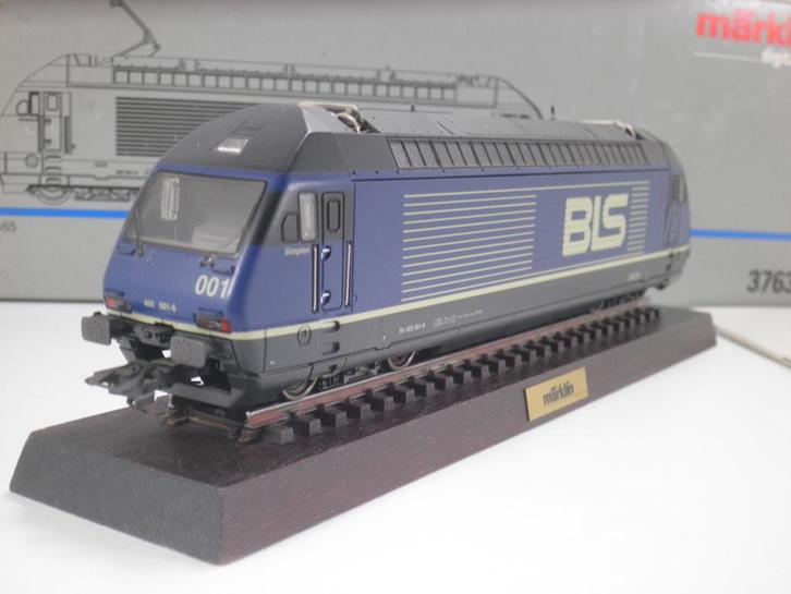 Marklin 3763 E-lok model serie 465 BLS, Hobby en Vrije tijd, Modeltreinen | H0, Zo goed als nieuw, Locomotief, Wisselstroom, Märklin