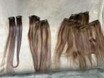 Clip in extensions highlight 125 gram 50 cm., Ophalen of Verzenden, Zo goed als nieuw, Pruik of Haarverlenging