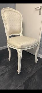 Brocante Stoel - Charmante Vintage Stijl, Huis en Inrichting, Ophalen, Gebruikt, Wit, Eén