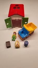 Playmobil 123 werkman met sorteergarage, Ophalen of Verzenden, Gebruikt, Complete set