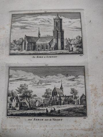 239/240 Loenen de Kerk en Nederhorstenberg  Gravure dl 3 beschikbaar voor biedingen