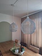 Hanglampen set ijzergaas wit/grijs, Huis en Inrichting, Lampen | Hanglampen, Ophalen, Zo goed als nieuw, Minder dan 50 cm